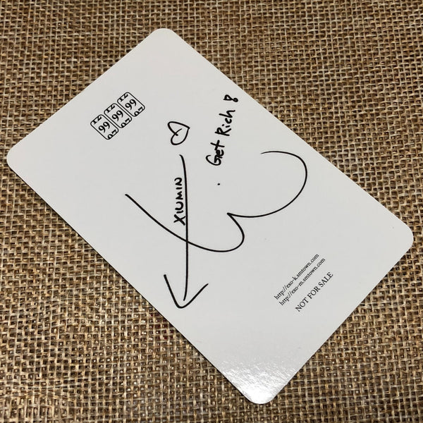 EXO XIUMIN [ Lotto ] Official Photocard, 3rd Repackage Korean Ver. / New / Gift