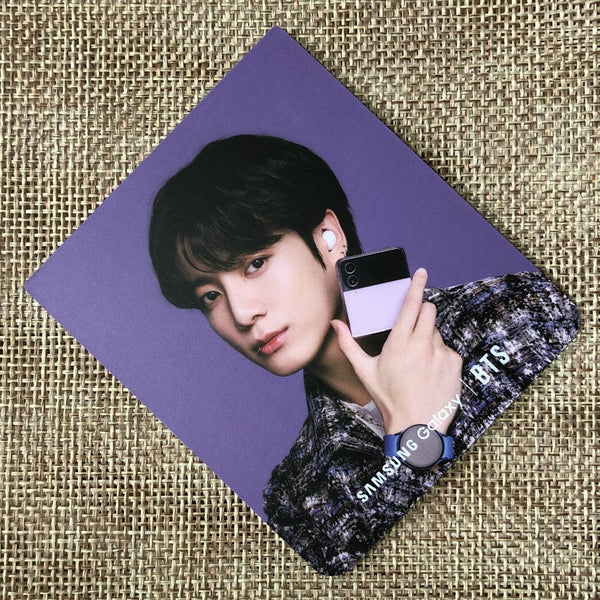 BTS JUNGKOOK [Samsung Galaxy Z Flip 4] Official Photocard, Limited / New / Gift