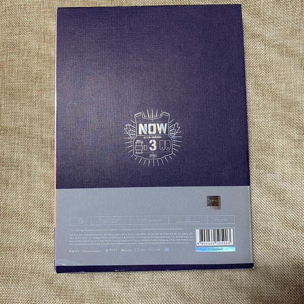 BTS [ Now 3 in Chicago ] DVD + Photobook + Neverland Book / No Photocard / Gift