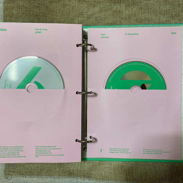 BTS [ Memories of 2020 ] Official DVD, Photobook, Booklet, Stamp, etc / New/Gift