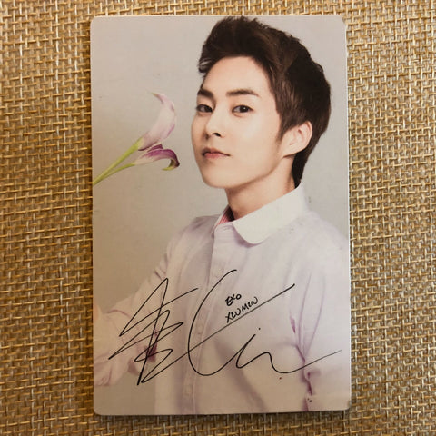 EXO XIUMIN [ Nature Republic ] Official Limited Photocard / New / Gift