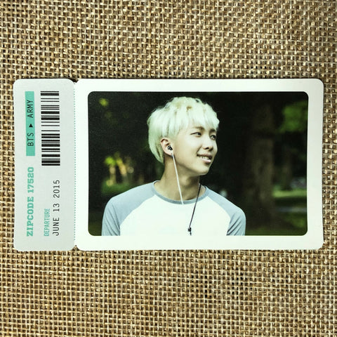 BTS RM [ 2nd Muster 17520 ] Official Photocard Photo Ticket / New / Gift