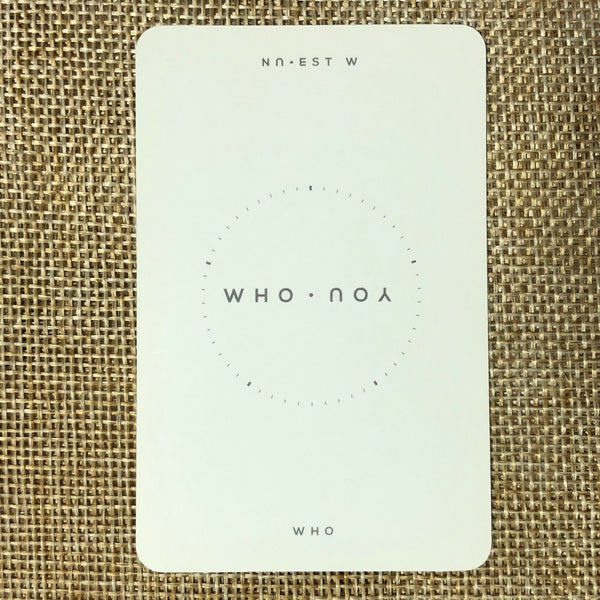 Nu'est ARON [ WHO, YOU ] Official Photocard, 2nd Mini Who Ver / New / Gift