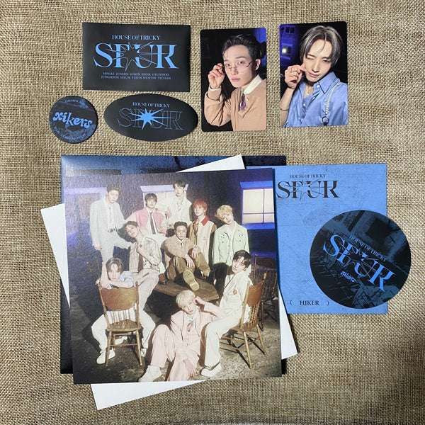 XIKERS All Members SIGNED Promo Album –Tricky House Spur / Message, Full Set,New