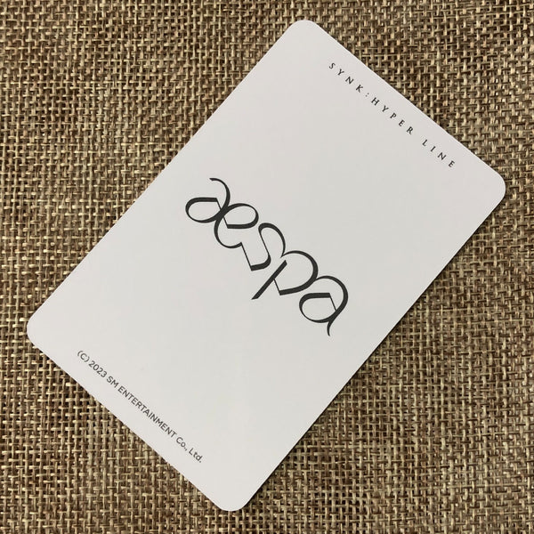 AESPA GISELLE #2 [ Concert SINK HYPER LINE ] Official Photocard / New / Gift