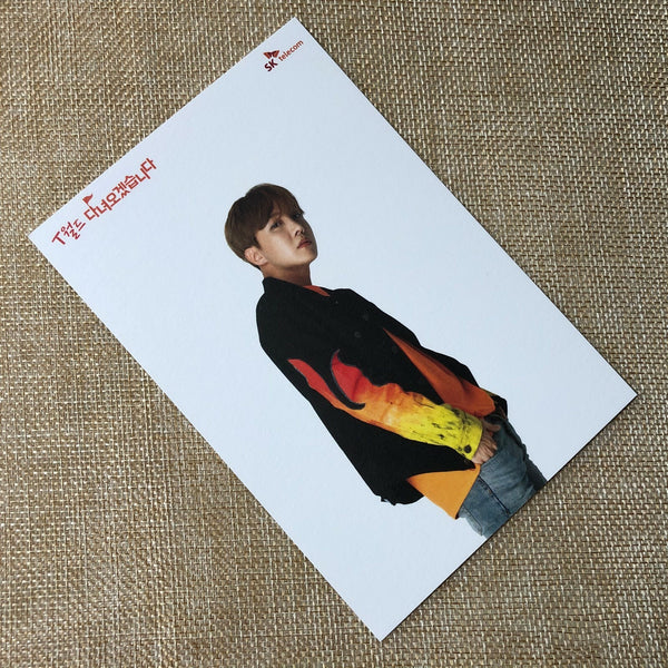 BTS J-HOPE [ SKT ] Official Postcard Photocard, Limited / New, Rare / Gift