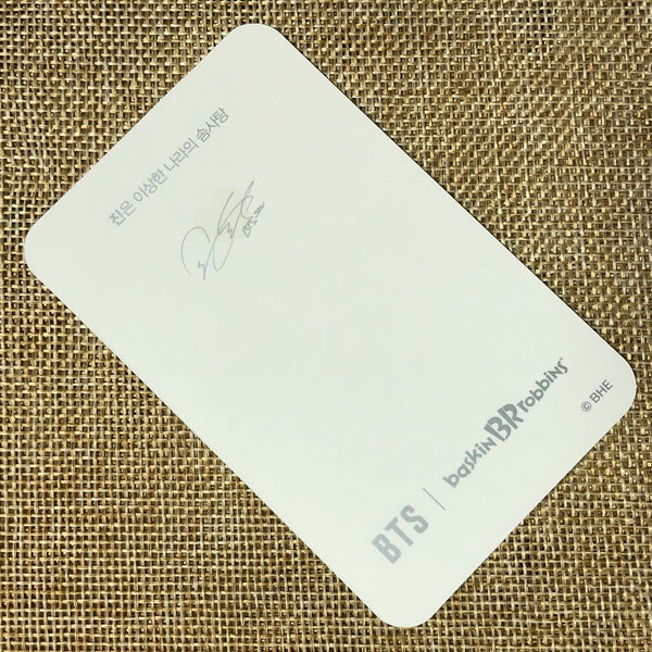 BTS JIN [ Baskin Robbins Promo ] Official Limited Photocard / New / Gift