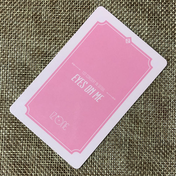 IZ*ONE WONYOUNG #2 [1st Concert EYES ON ME in Seoul] Official Photocard / Gift