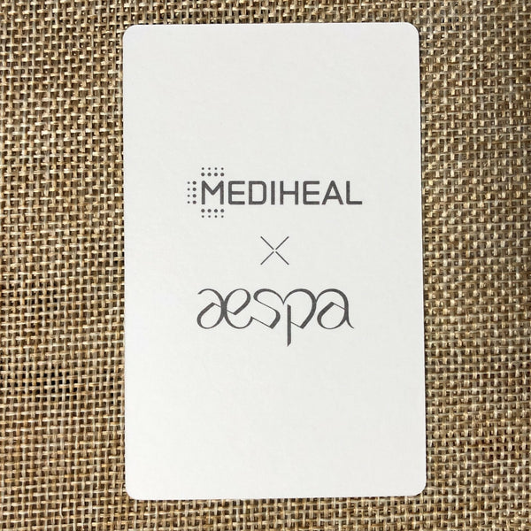 AESPA GISELLE [ MEDIHEAL ] Official Photocard, Signature, SM Town / New / Gift