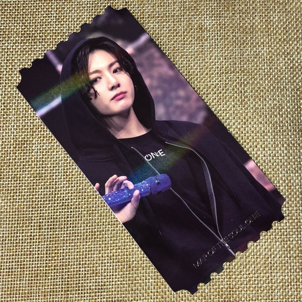 BTS JUNGKOOK [Map of the Soul ON:E DVD] Official Hologram Ticket Photocard /+G