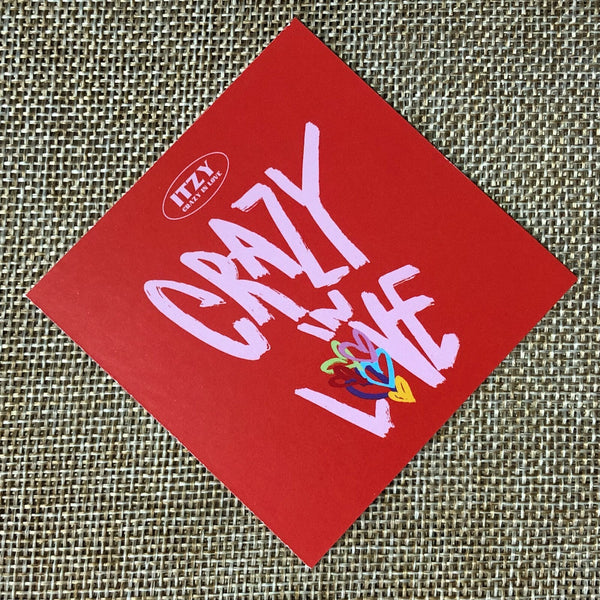 ITZY CHAERYEONG #2 [CRAZY IN LOVE] Official Preorder Special Photocard / Gift