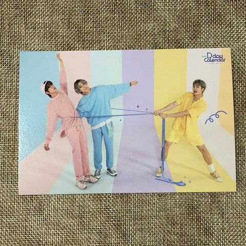 BTS GROUP #3 [FESTA D-Day Calendar 8th Anniversary] Official Postcard / Gift
