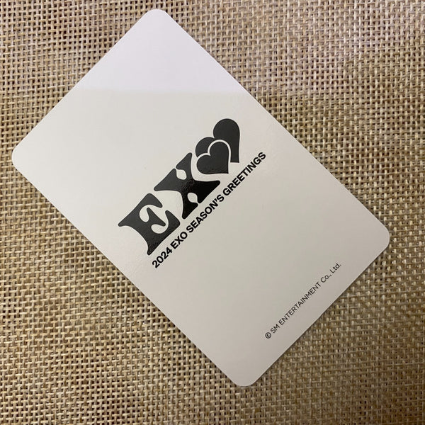 EXO CHANYEOL #3 [2024 Season's Greeting] Official Photocard, POB / New, Rare /+G