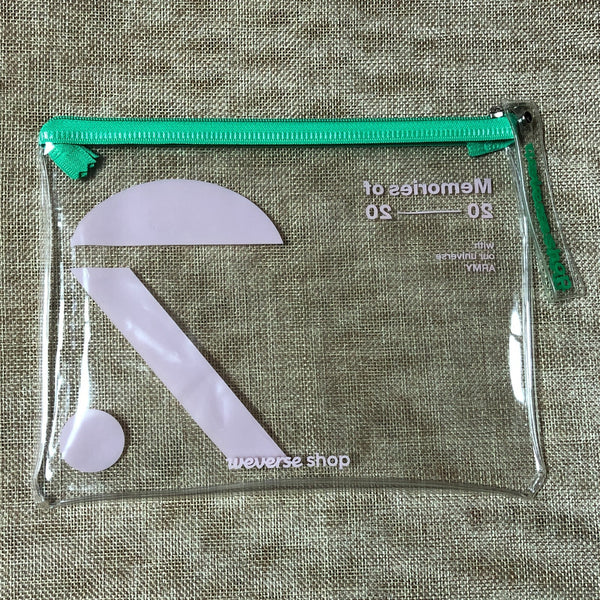BTS [Memories of 2020 WEVERSE Preorder] Official 3D Photo Pouch Set / New / Gift