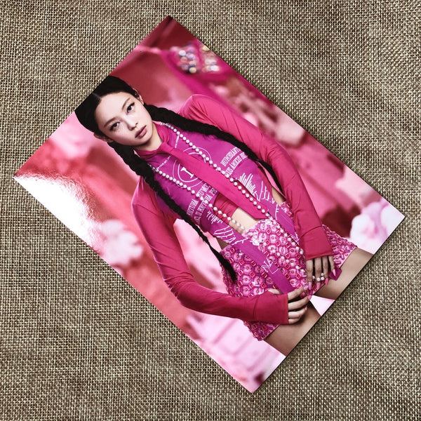 BLACKPINK JENNIE [Born Pink] Official Large Postcard, Box Set Ver. / New / Gift