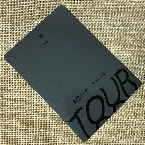 BTS RM 2/8 [ Map Of The Soul Tour ] Official Mini Photocard / New / Gift