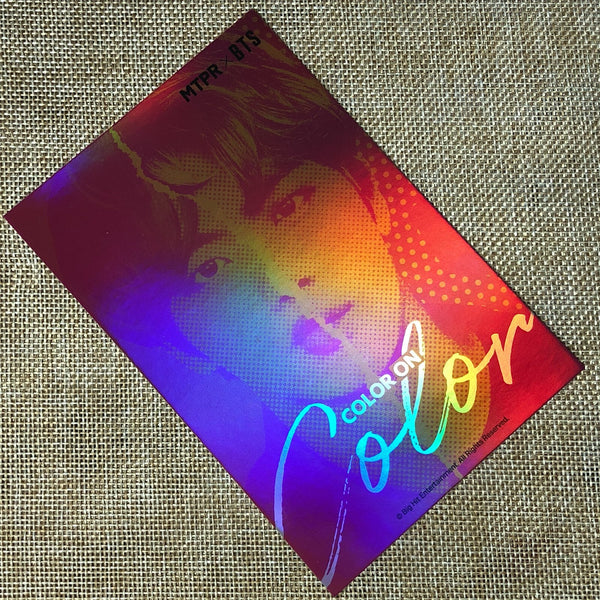 BTS JIN [ MTPR Contect Lens ] Official Hologram Postcard, Limited / New / Gift