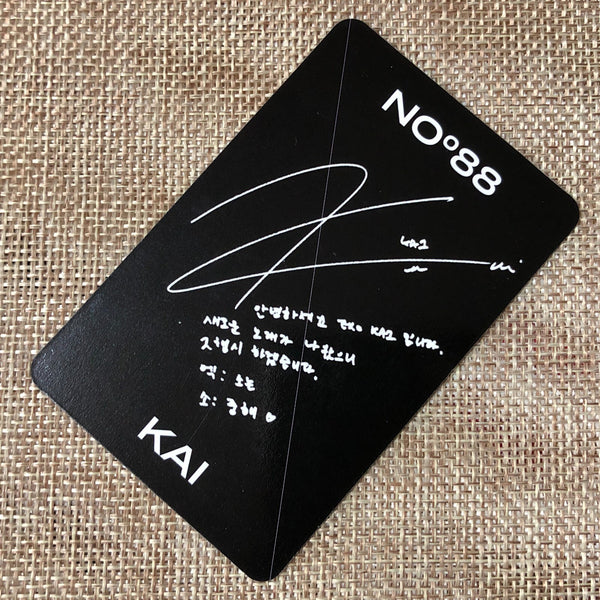EXO KAI [ Obsession No 88 ] Official Photocard, 6th / New, Rare / Gift