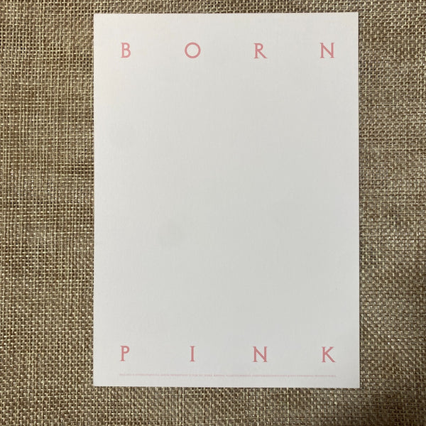 BLACKPINK ROSE #3 [ Born Pink ] Official Postcard, Box Set Ver. / New / Gift