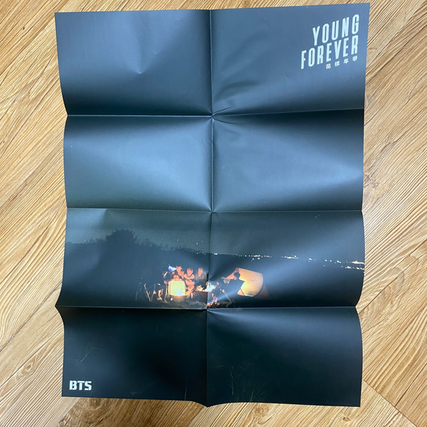 BTS [ Young Forever Night Ver ] Official Album, Photobook+2CD+Poster, New/Gift