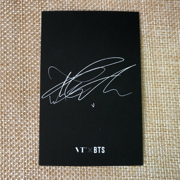 BTS V #2 [ VT Think Your Teeth ] Official Photocard, Black White / New / Gift