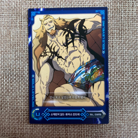 Solo Leveling SL 025 U Card | Korean Webtoon | Official D&C Media | New, +Gift