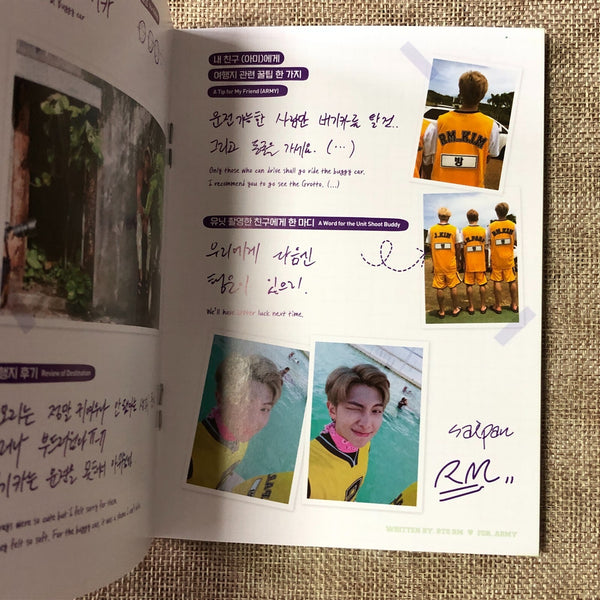 BTS RM [2018 Summer Package Saipan Selfie Book] Official Photobook / New / Gift