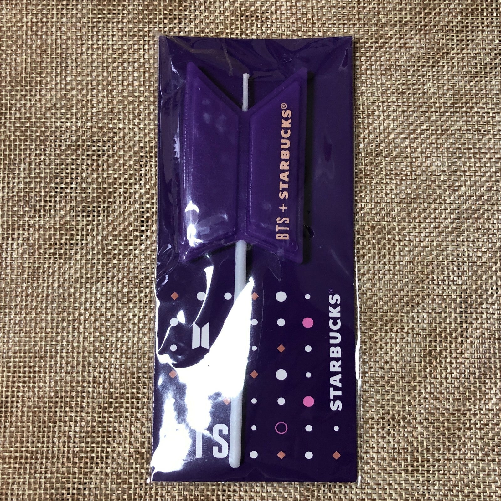 BTS [ Starbucks Korea ] Official MD Purple Candle Only, Limited / New / Gift