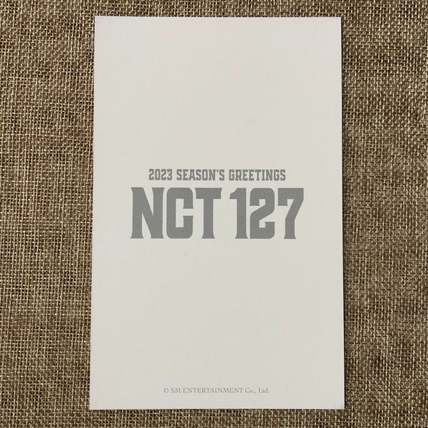 NCT 127 TAEYONG [ 2023 Season's Greetings ] Official Postcard / New / Gift