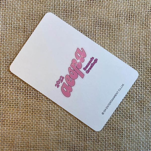 AESPA KARINA [ 2022 Season's Greetings Alladin ] Official Photocard / New / Gift