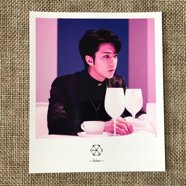 EXO SEHUN [ EX'ACT ] Official Polaroid Photocard Set of 2, Postcard / New / Gift