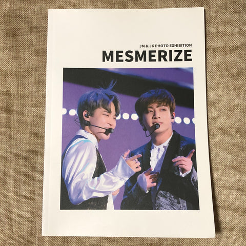 BTS JUNGKOOK JIMIN [ 2017 MESMERIZE Exhibition ] Photobook / New, Rare / Gift