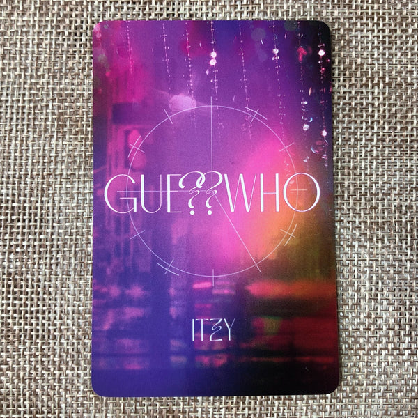 ITZY LIA [ GUESS WHO WITHDRAMA Fansign Event ] Official Photocard / New / Gift