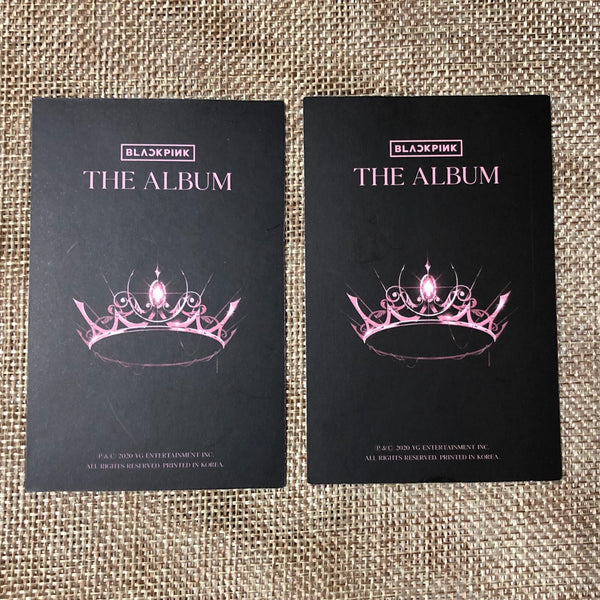 BLACKPINK HAND SIGNED [ THE ALBUM ] Promo Autographed / CD+Photobook+PC / Gift