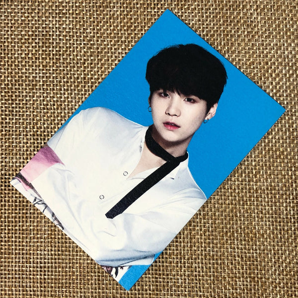 BTS SUGA 1/8 [The Wings Tour Final Concert] Official Mini Photocard / New / Gift