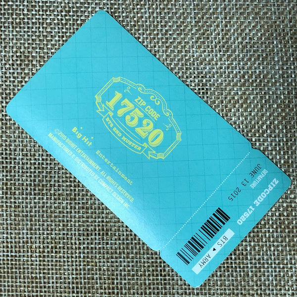 BTS RM [ 2nd Muster 17520 ] Official Photocard Photo Ticket / New / Gift