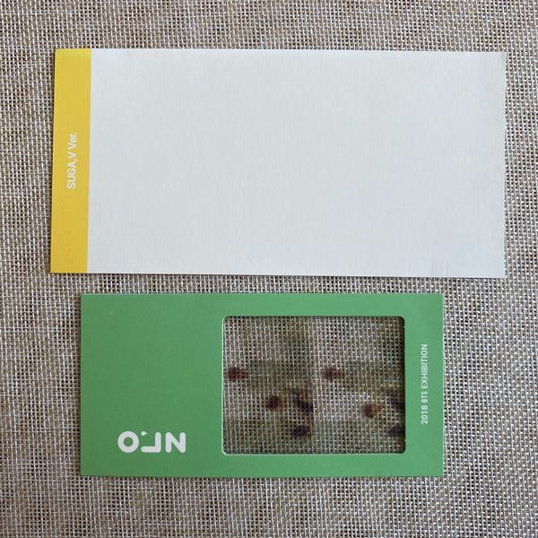 BTS SUGA V [ Oh always ] Official Bookmark, 2018 Exhibition / New / Gift