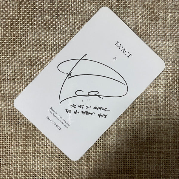 EXO D.O. #2 [ EXACT EX'ACT ] Official Photocard, 3rd Monster / New, Rare / Gift