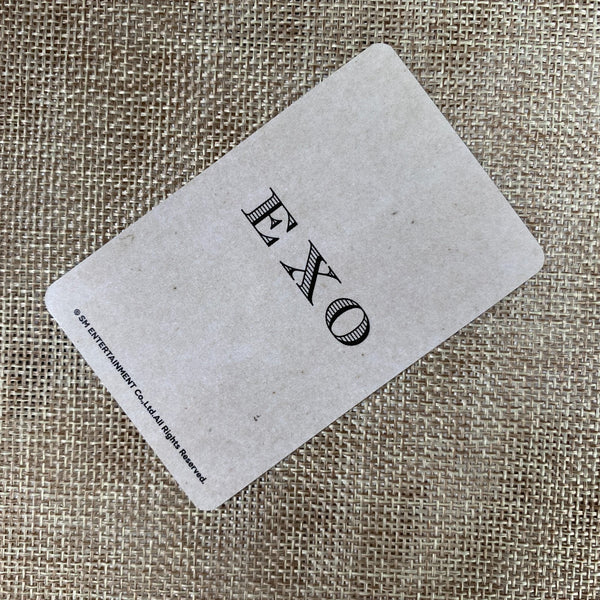 EXO BAEKHYUN [2020 Season's Greeting] Official Photocard, POB Withdrama / New/+G