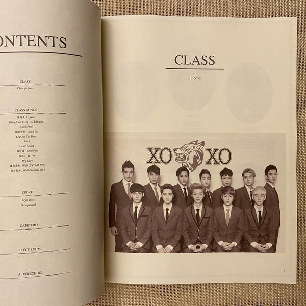 EXO [ XOXO Photobook + CD ] 1st Album Wolf Ver. Chinese / New, Rare / Gift