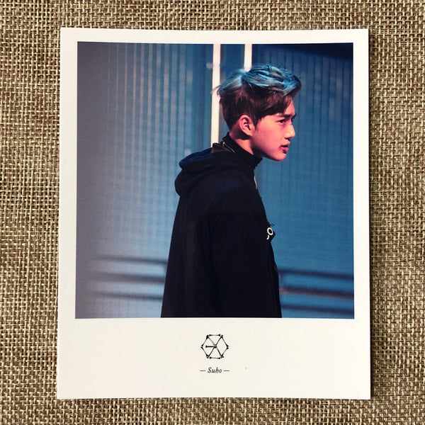 EXO SUHO [ EX'ACT ] Official Polaroid Photocard Set of 2 / Postcard / New / Gift