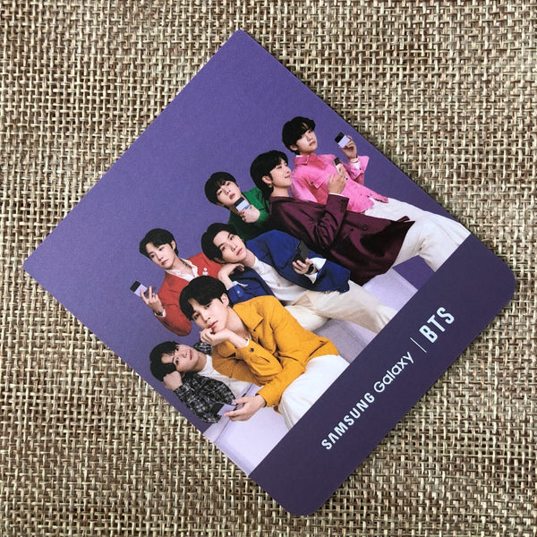 BTS GROUP [ Samsung Galaxy Z Flip 4 ] Official Photocard, Limited / New / Gift