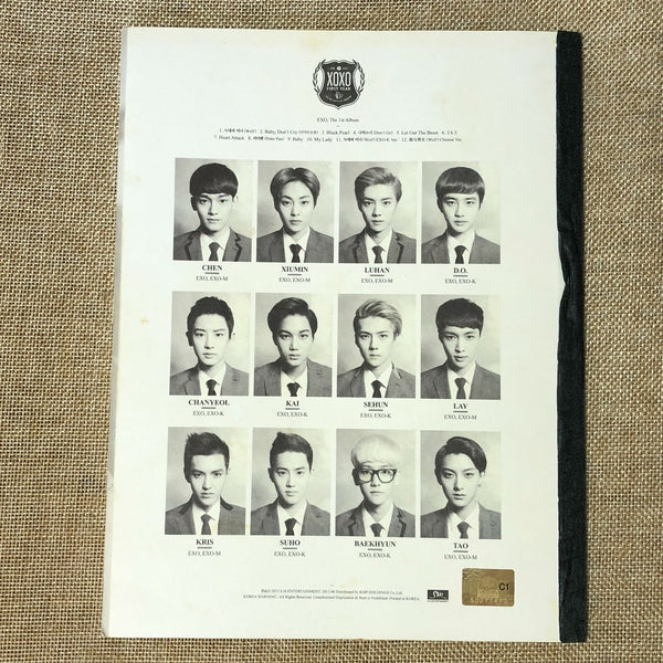 EXO GROUP [ XOXO Photobook ] Official 1st Album KISS Ver / New, Rare / Gift
