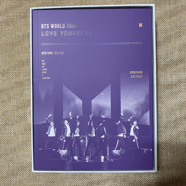 BTS [Love Yourself NEW YORK] Official Blu-Ray / Photobook + 2 Disc, No PC / Gift
