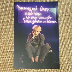 BTS V TAEHYUNG [Armypedia Wings] Official Postcard Photocard / New, Rare / Gift
