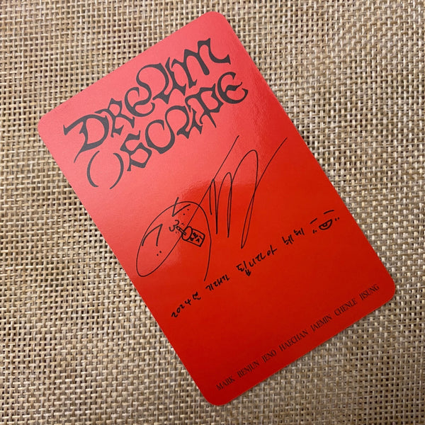 NCT DREAM JISUNG [ () Scape ] Official Photocard, SMini Ver / New, Rare / Gift