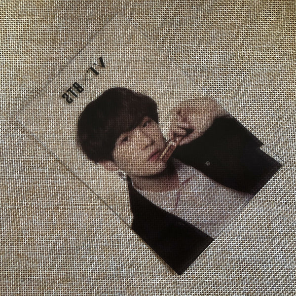 BTS SUGA [VT L'atelier Perfume] Official Transparent Photocard / New, Rare /+G