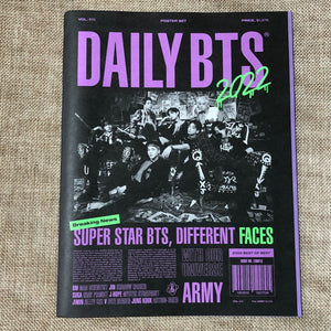 BTS GROUP [ 2022 Season's Greetings ] Official Tabloid Poster Set / New / Gift