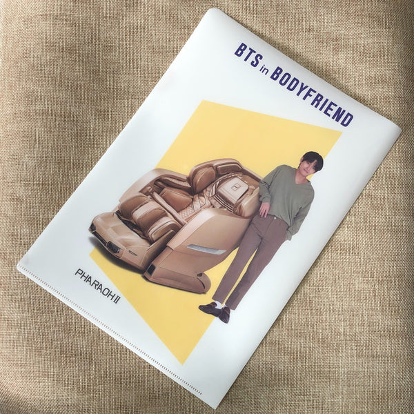 BTS V TAEHYUNG [ BODYFRIEND ] Official Clear File Holder / New, Rare / Gift