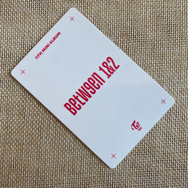 TWICE TZUYU [ Between 1&2 POB Preorder benefit Official Photocard ] / NEW/+Gift